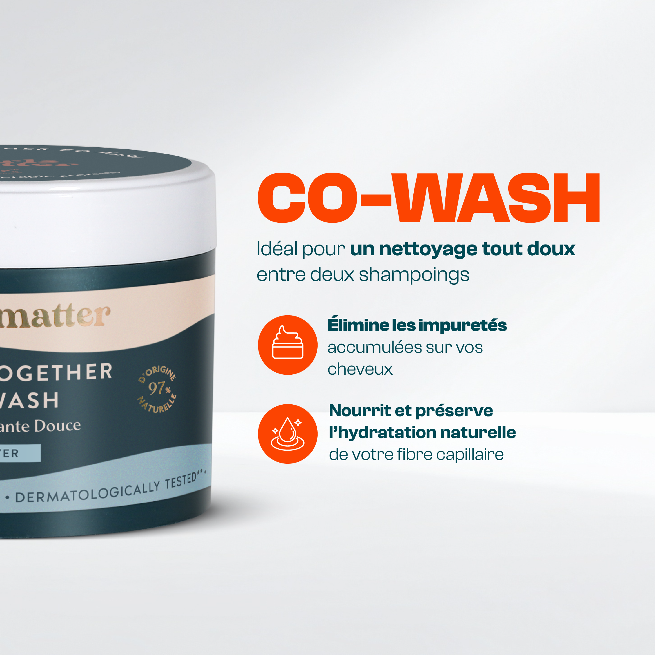 Crème Lavante Douce pour Cheveux Bouclés - Better Together Co-Wash - 300ml