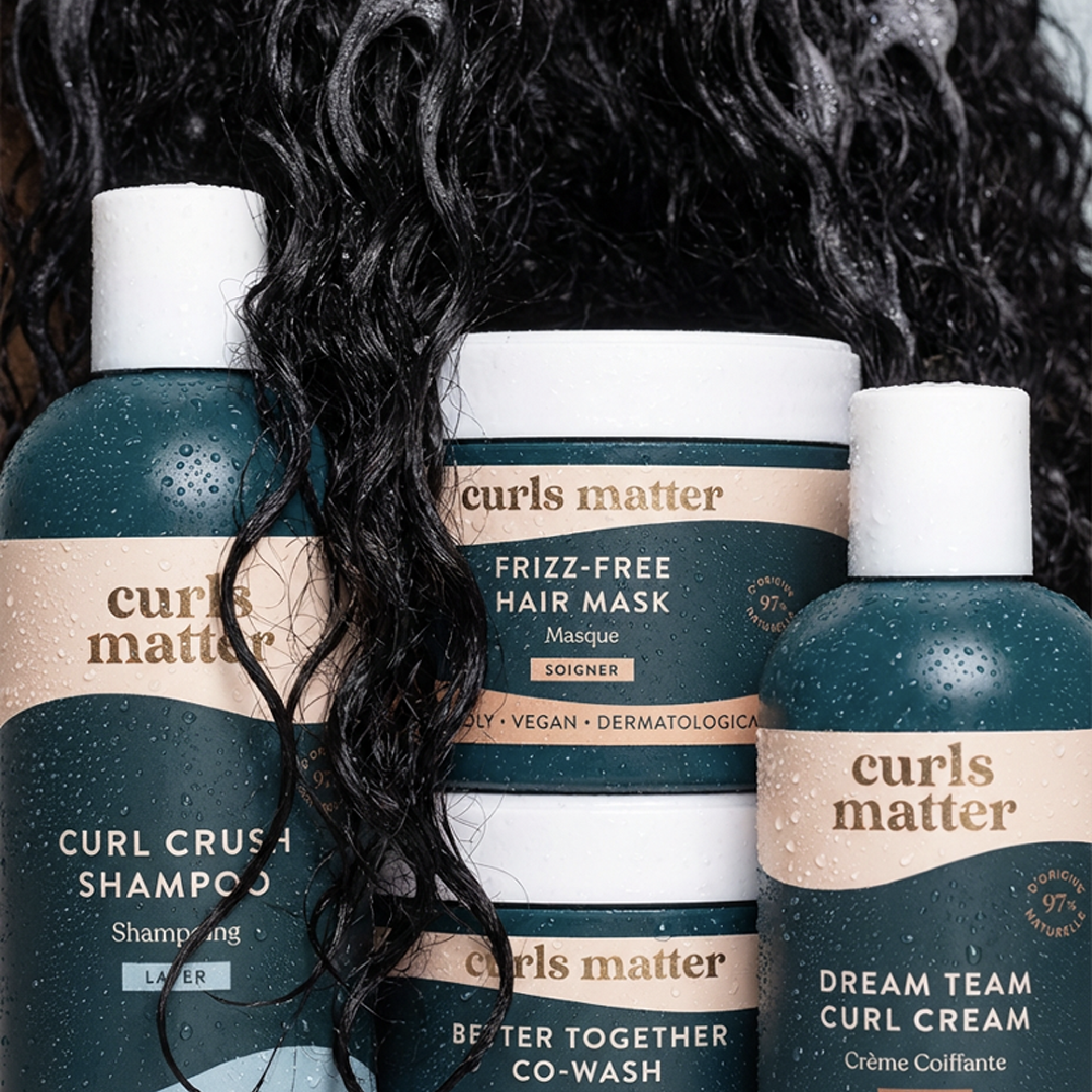 Routine pour Cheveux Frisés