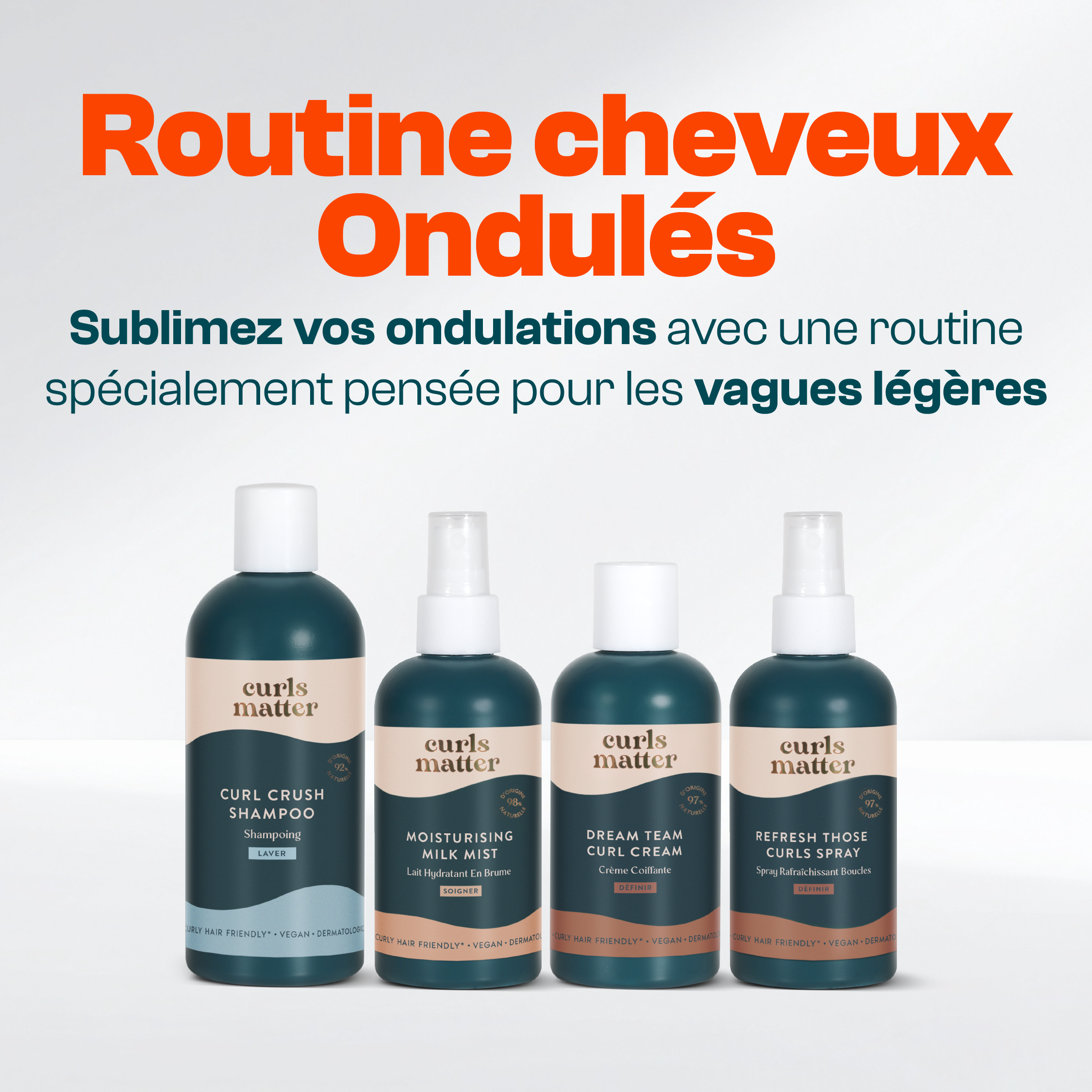 Routine pour Cheveux Ondulés