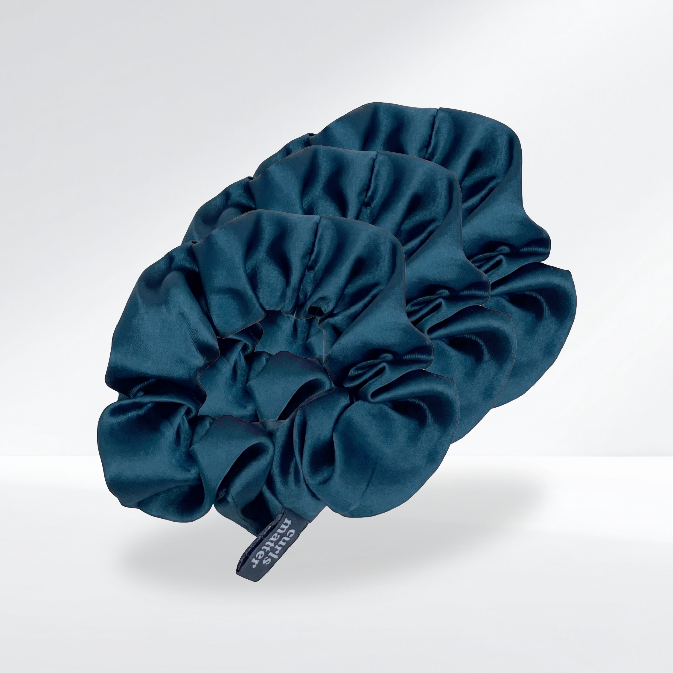 Pack 3 Scrunchies en satin synthétique – Curls Matter