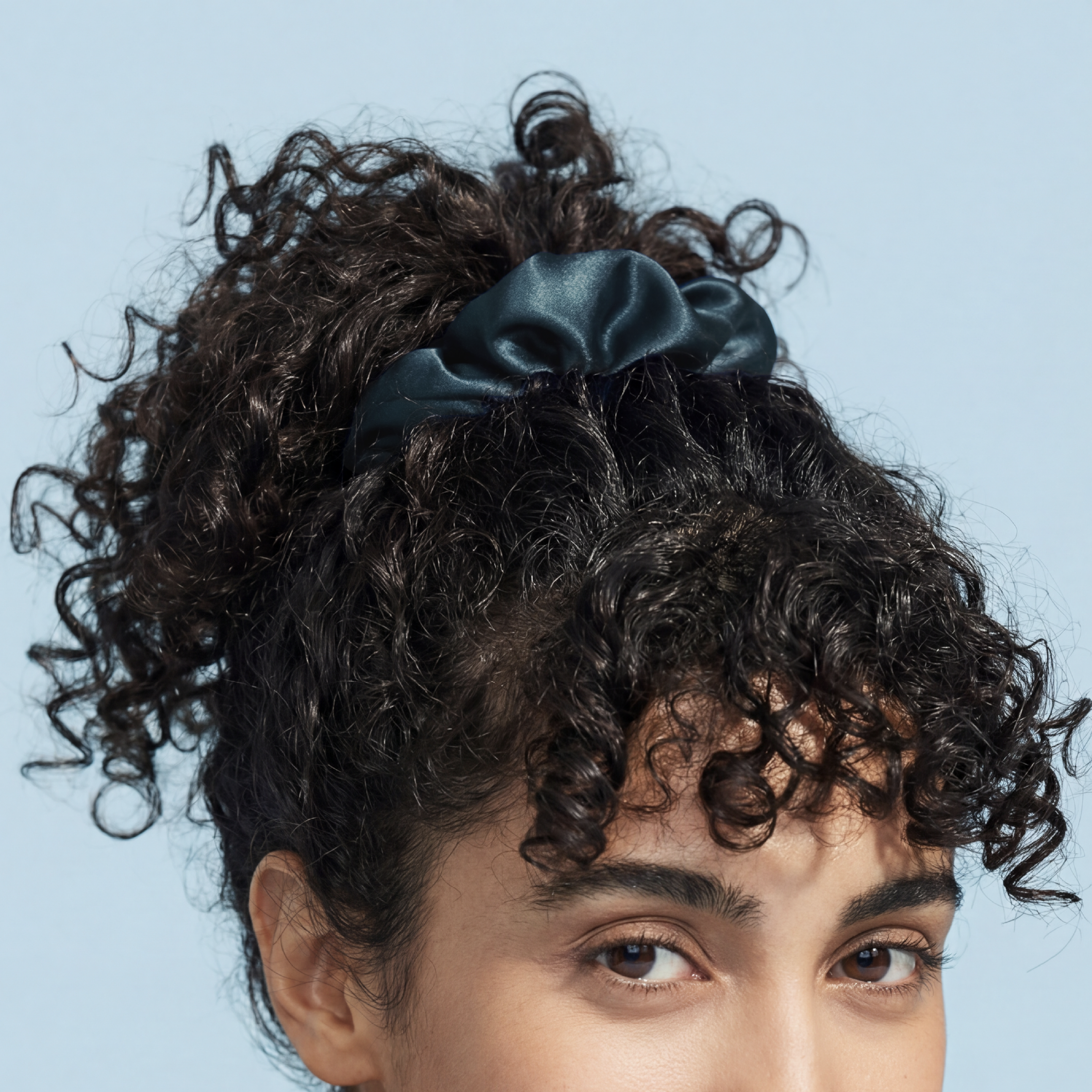 Pack 3 Scrunchies en satin synthétique – Curls Matter
