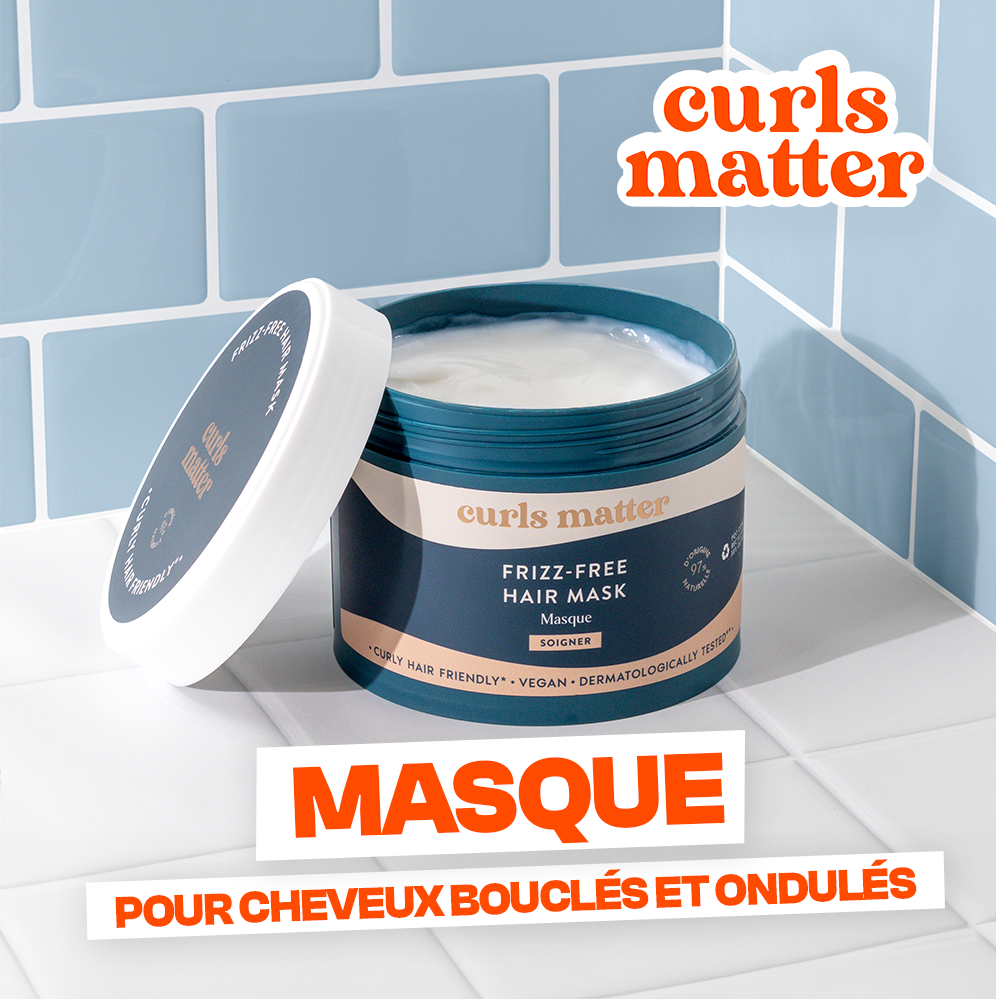 Masque Anti-Frisottis pour Cheveux Bouclés - Frizz-Free Hair Mask - 300ml