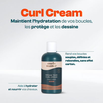 Crème Coiffante Cheveux Bouclés - Dream Team Curl Cream - 200ml