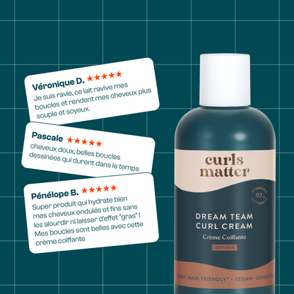 Crème Coiffante Cheveux Bouclés - Dream Team Curl Cream - 200ml