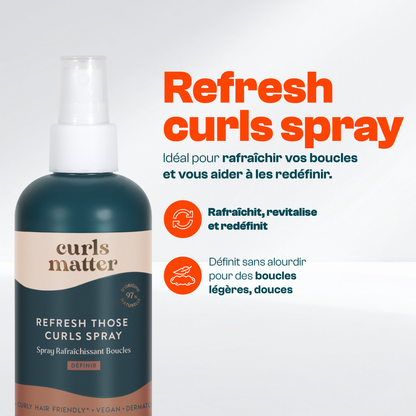 Spray Réactivateur de Boucles - Refresh Those Curls Spray - 200ml