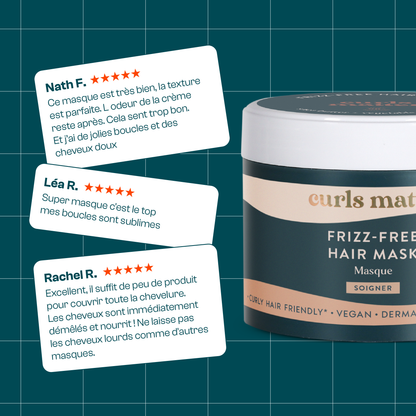 Masque Anti-Frisottis pour Cheveux Bouclés - Frizz-Free Hair Mask - 300ml