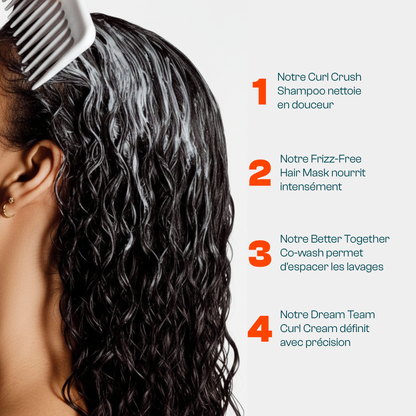 Routine pour Cheveux Frisés