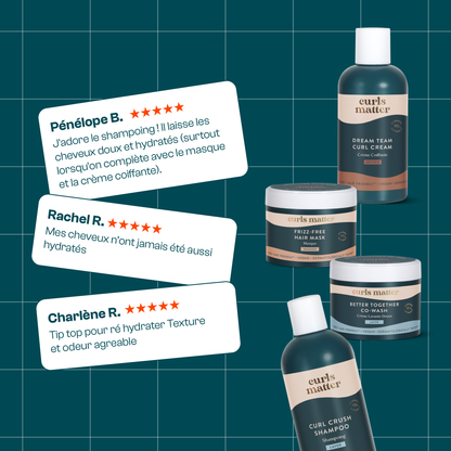 Routine pour Cheveux Frisés