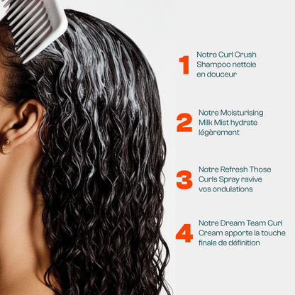 Routine pour Cheveux Ondulés