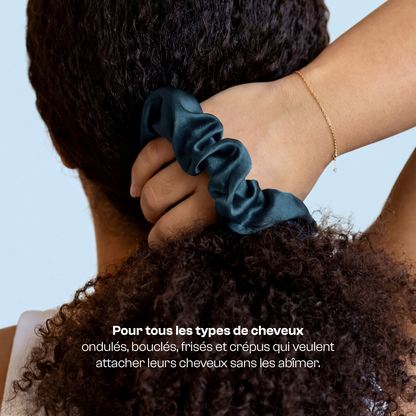 Pack 3 Scrunchies en satin synthétique – Curls Matter