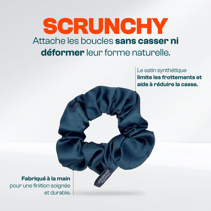 Scrunchy en satin synthétique – Curls Matter
