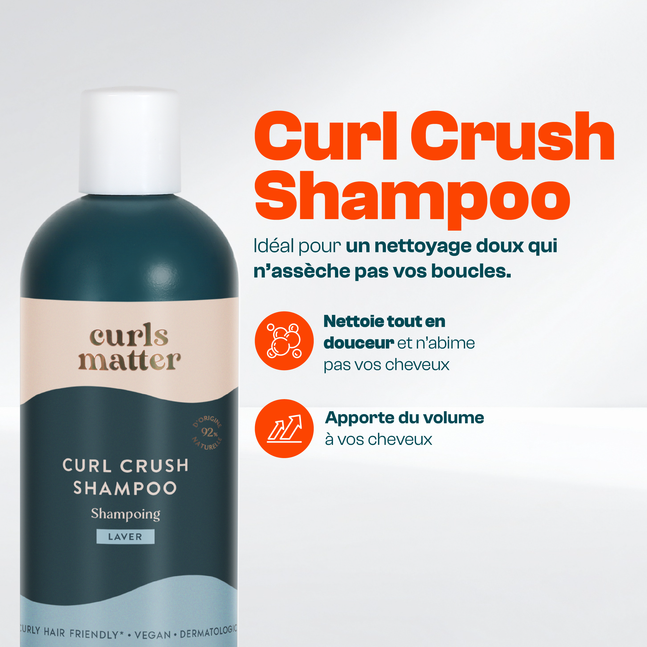 Shampooing Cheveux Bouclés - Curl Crush Shampoo - 300ml