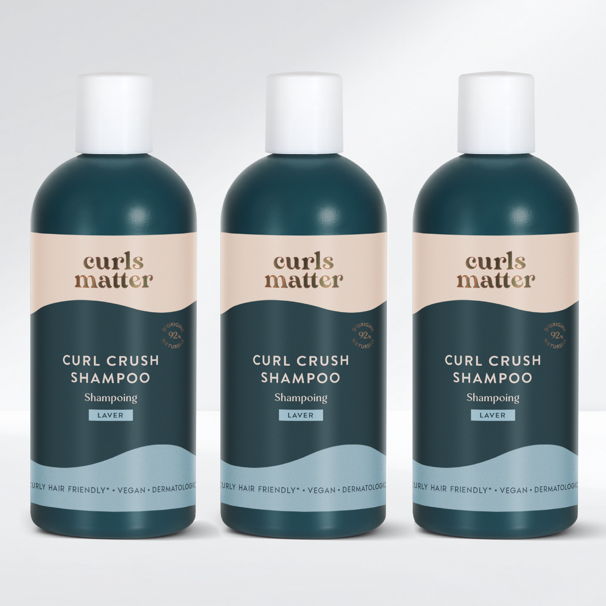 Lot de 3 shampooings Curls Matter